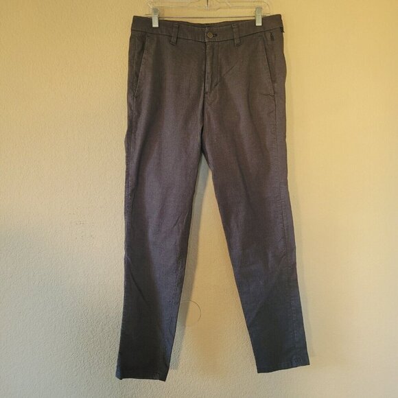 Lululemon ABC Slim 5 Pocket Pants Mens Size 32 Golf Stretch Chino Utilitech Gray - Picture 1 of 8